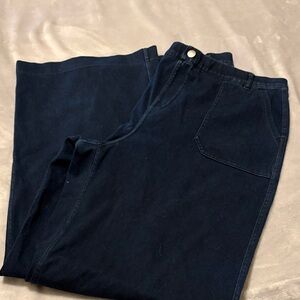 Women's Wide-Leg Jeans in Dark Navy